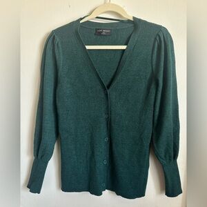 Lane Bryant Green Cardigan Sweater
